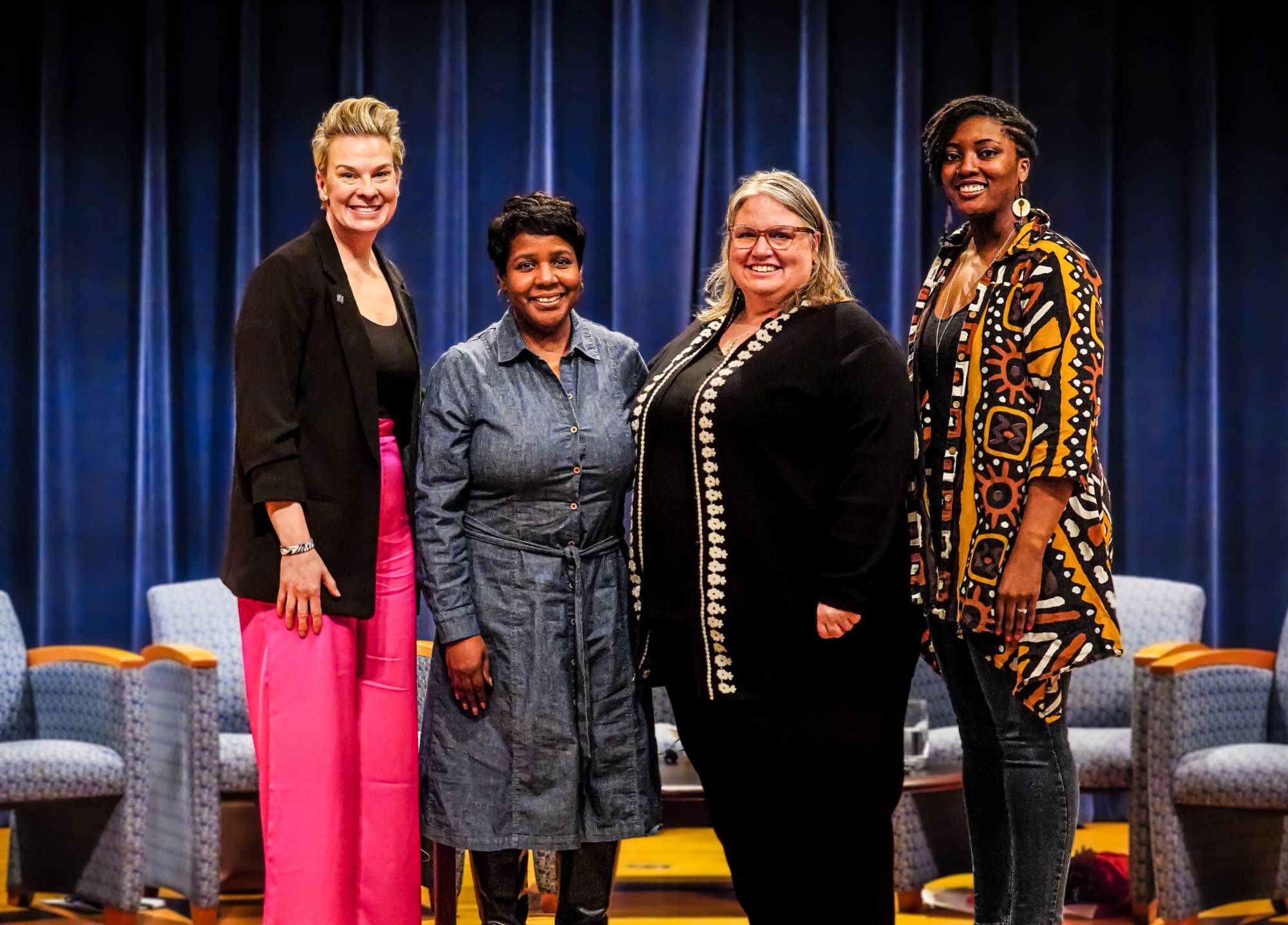 Panelists standing